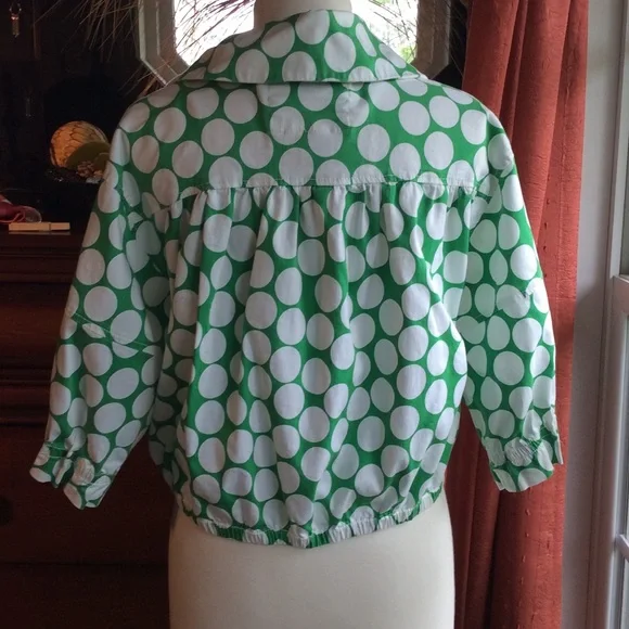 🍀🍀🍀Polk Dot Jacket - Picture 2 of 4